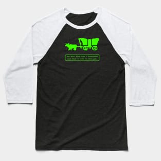 Oregon Trail Terminator Baseball T-Shirt